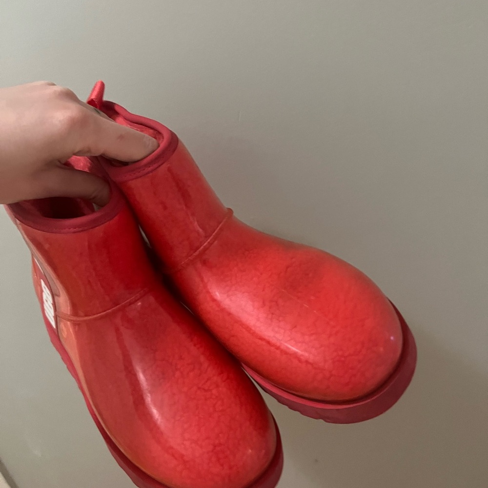 UGG Red Ankle Boots